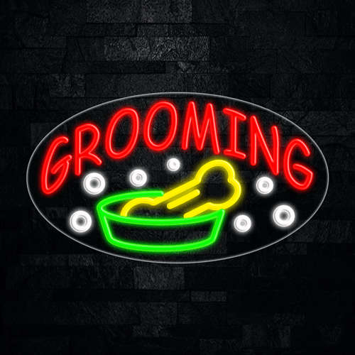 Grooming LED Flex Sign 30″ x 17″