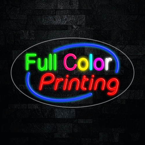 Full Color Printing LED Flex Sign 30″ x 17″