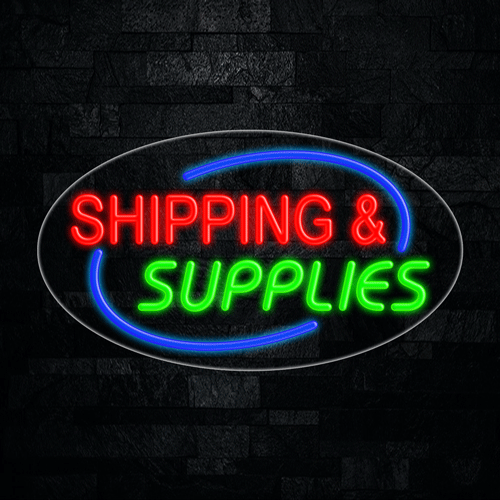 Shipping & Supplies LED Flex Sign 30″ x 17″