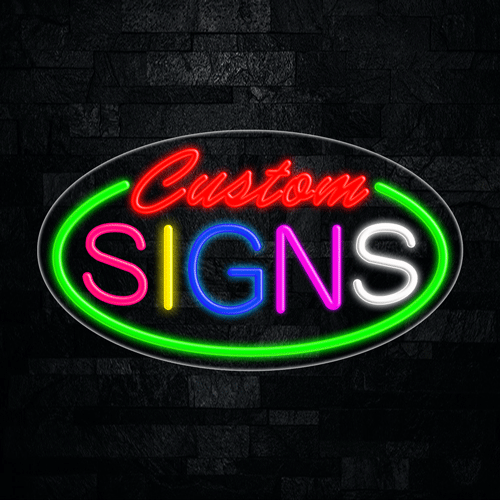 Custom Signs LED Flex Sign 30″ x 17″