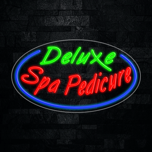 Deluxe Spa Pedicure LED Flex Sign 30″ x 17″