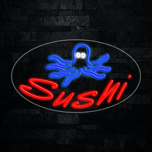 Sushi LED Flex Sign 30″ x 17″