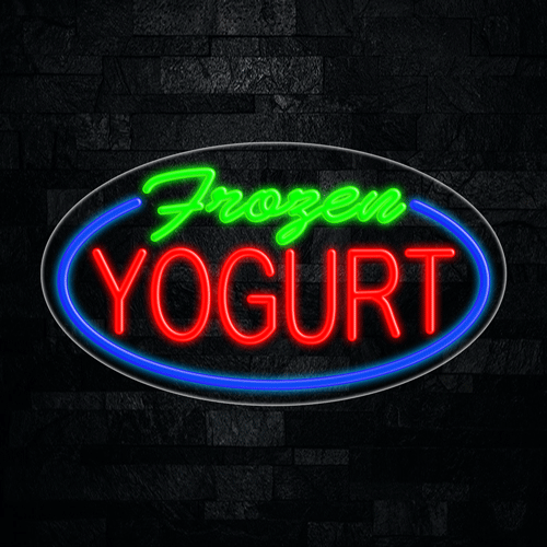 Frozen Yogurt LED Flex Sign 30″ x 17″