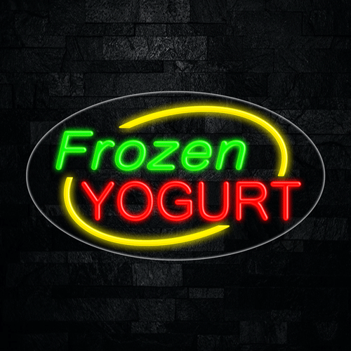 Frozen Yogurt LED Flex Sign 30″ x 17″