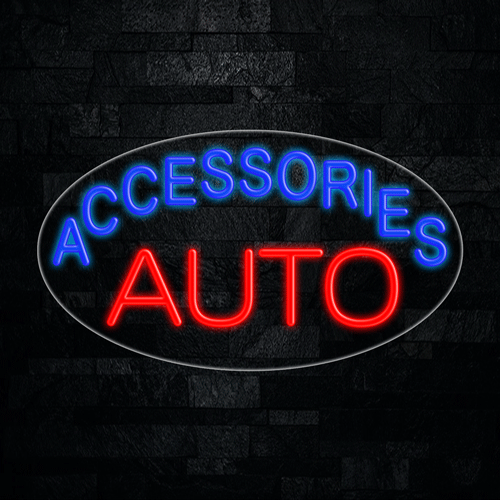 Auto Accessories LED Flex Sign 30″ x 17″