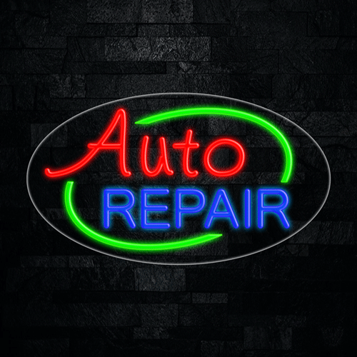 Auto Repair LED Flex Sign 30″ x 17″