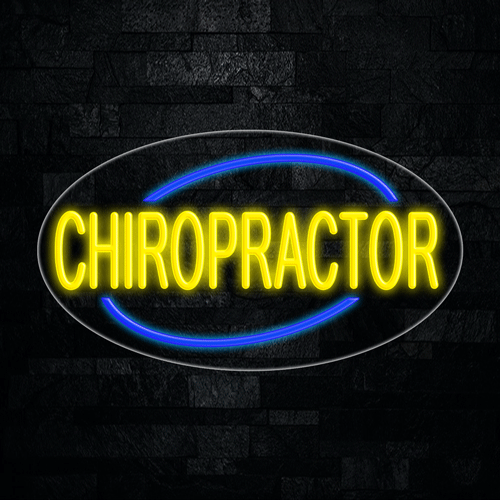 Chiropractor LED Flex Sign 30″ x 17″