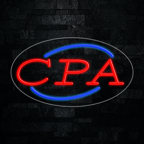 CPA LED Flex Sign 30″ x 17″