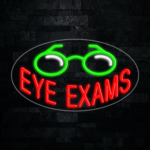 Eye Exams LED Flex Sign 30″ x 17″