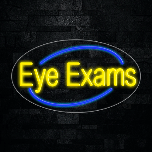 Eye Exams LED Flex Sign 30″ x 17″