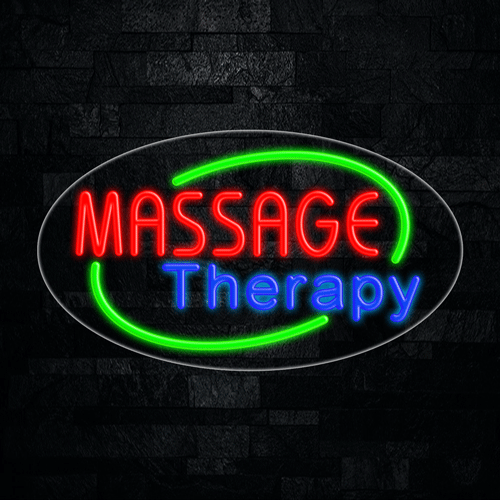 Massage Therapy LED Flex Sign 30″ x 17″