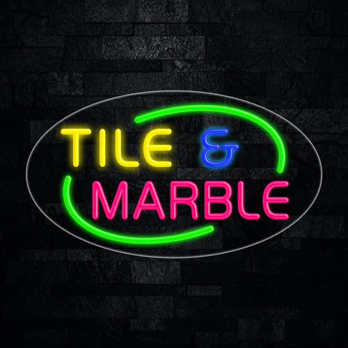 Tile & Marble LED Flex Sign 30″ x 17″