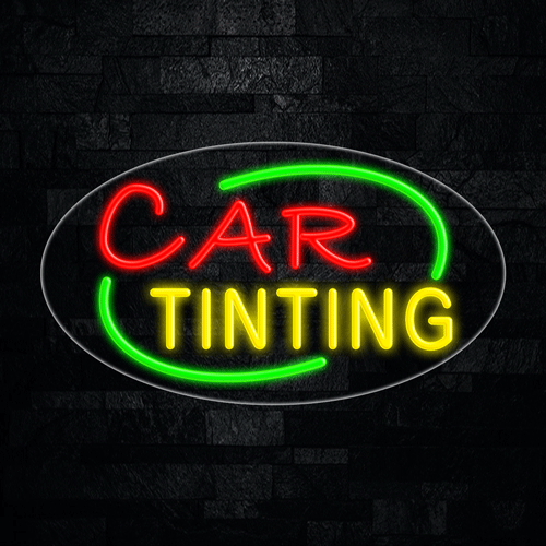 Car Tinting LED Flex Sign 30″ x 17″