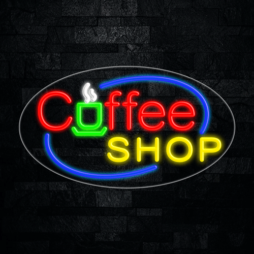 Coffee Shop LED Flex Sign 30″ x 17″