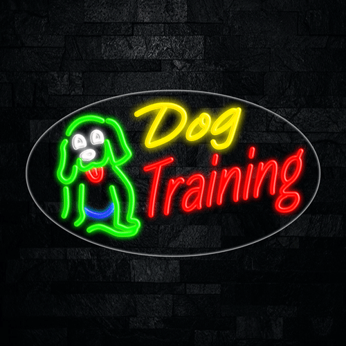 Dog Training LED Flex Sign 30″ x 17″