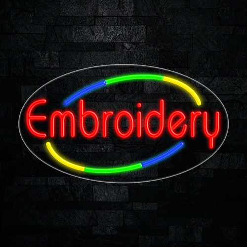 Embroidery LED Flex Sign 30″ x 17″