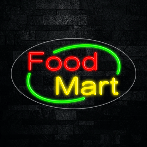 Food Mart LED Flex Sign 30″ x 17″