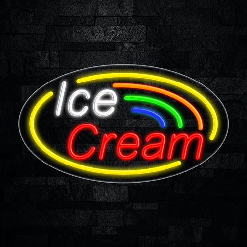 Ice Cream LED Flex Sign 30″ x 17″