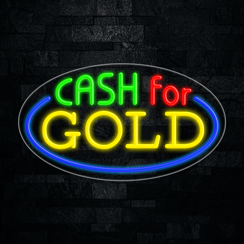 Cash for Gold LED Flex Sign 30″ x 17″