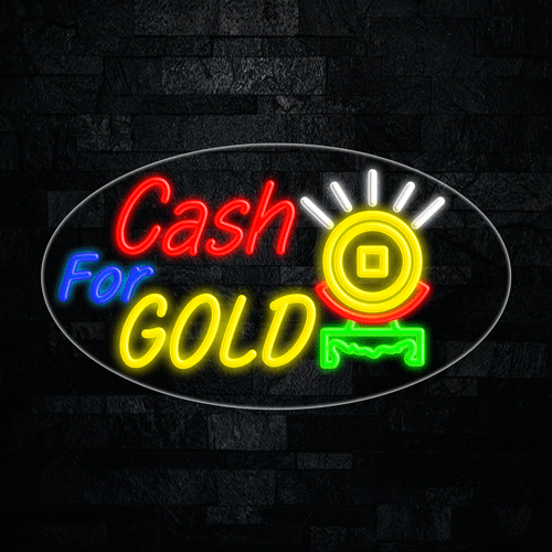 Cash for Gold LED Flex Sign 30″ x 17″