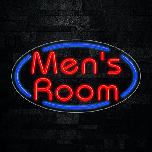 Men's Room LED Flex Sign 30″ x 17″