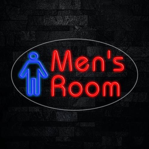 Men's Room LED Flex Sign 30″ x 17″