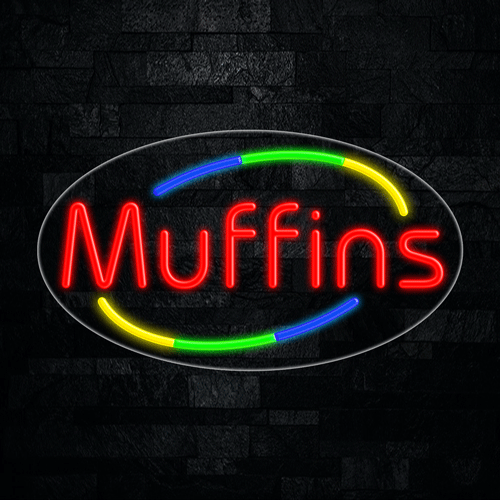 Muffins LED Flex Sign 30″ x 17″