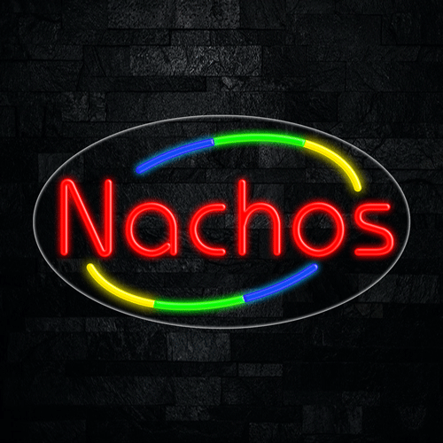 Nachos LED Flex Sign 30″ x 17″