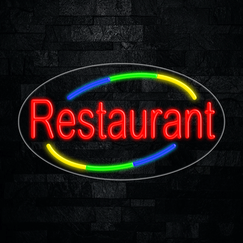 Restaurant LED Flex Sign 30″ x 17″