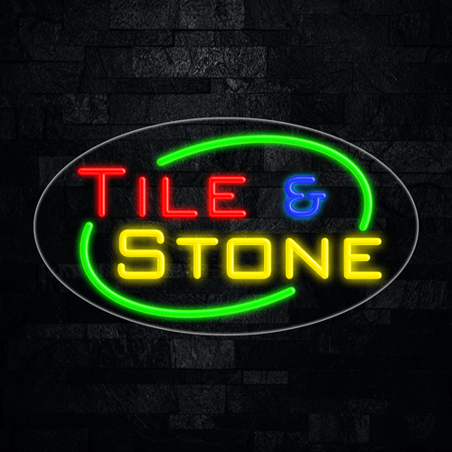 Tile & Stone LED Flex Sign 30″ x 17″