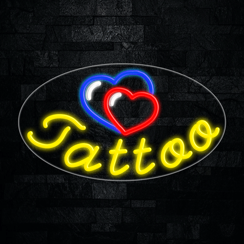 Tattoo LED Flex Sign 30″ x 17″