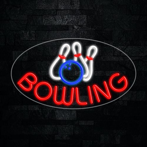 Bowling LED Flex Sign 30″ x 17″