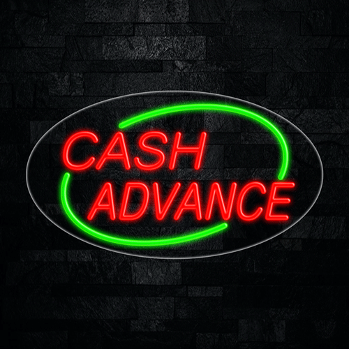 Cash Advance LED Flex Sign 30″ x 17″