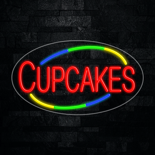 Cupcakes LED Flex Sign 30″ x 17″