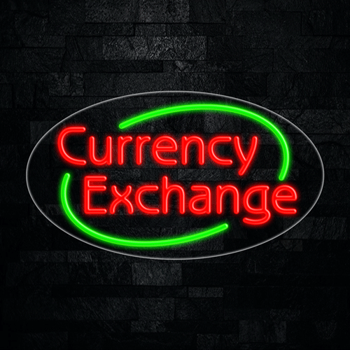 Currency Exchange LED Flex Sign 30″ x 17″