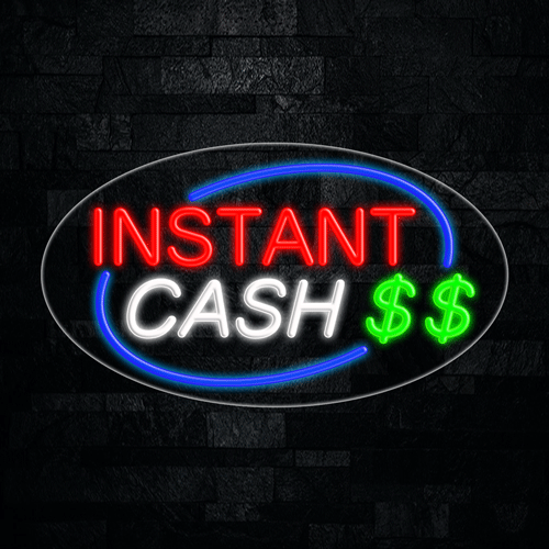 Instant Cash LED Flex Sign 30″ x 17″