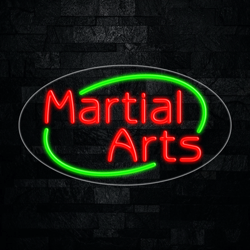 Martial Arts LED Flex Sign 30″ x 17″