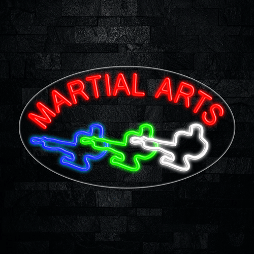 Martial Arts LED Flex Sign 30″ x 17″