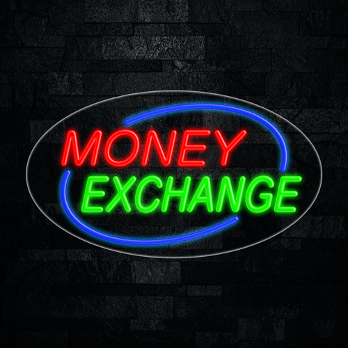 Money Exchange LED Flex Sign 30″ x 17″