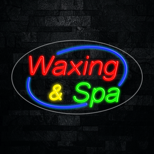 Waxing & Spa LED Flex Sign 30″ x 17″