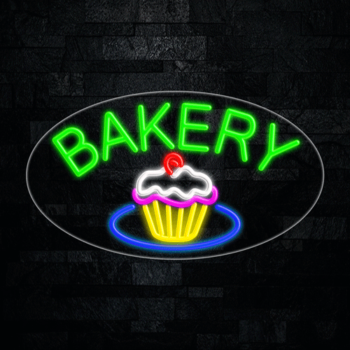 Bakery LED Flex Sign 30″ x 17″