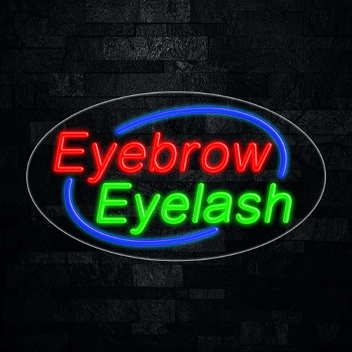 Eyebrow Eyelash LED Flex Sign 30″ x 17″