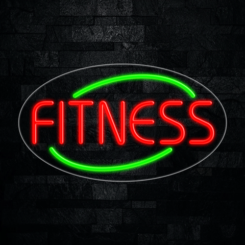 Fitness LED Flex Sign 30″ x 17″