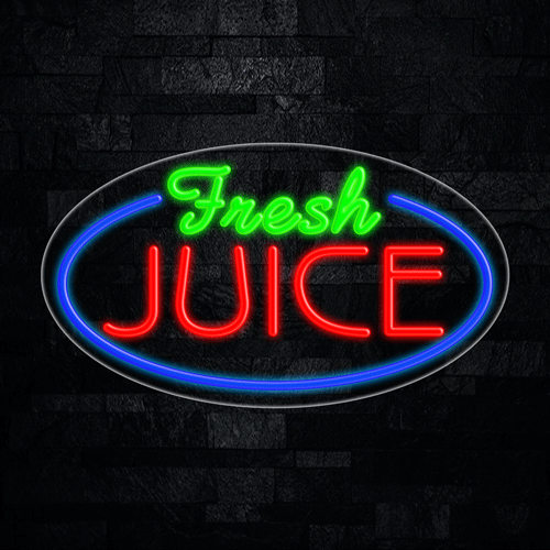 Fresh Juice LED Flex Sign 30″ x 17″