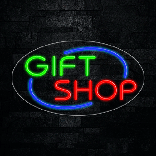 Gift Shop LED Flex Sign 30″ x 17″