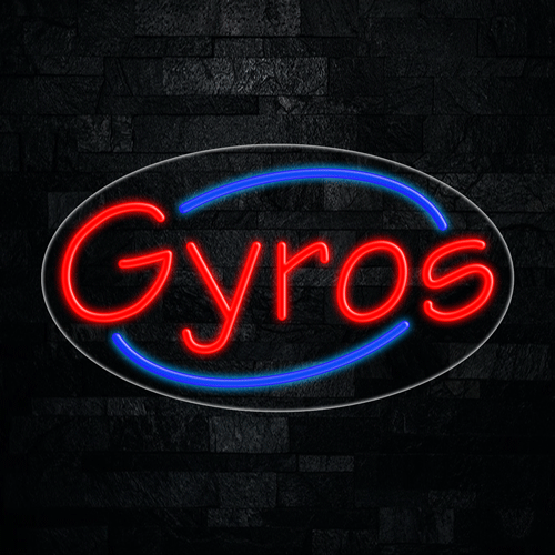 Gyros LED Flex Sign 30″ x 17″