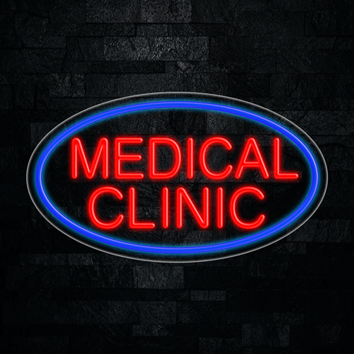 Medical Clinic LED Flex Sign 30″ x 17″