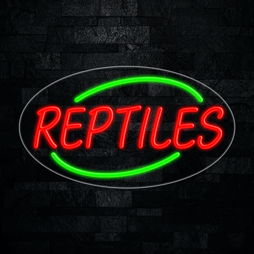 Reptiles LED Flex Sign 30″ x 17″