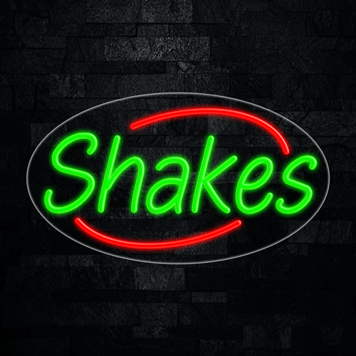 Shakes LED Flex Sign 30″ x 17″