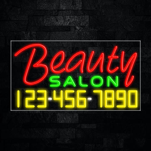 Beauty Salon LED Flex Sign 37″ x 20″